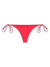 Mc2 Saint Barth Red Basic Bikini Bottoms In Red
