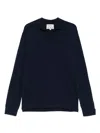 Mc2 Saint Barth Merino Wool Polo Shirt In Blue