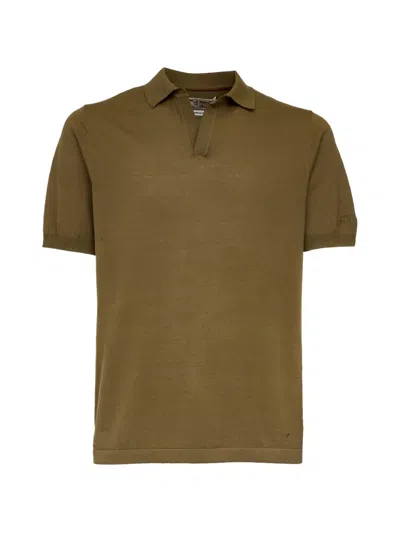 Mc2 Saint Barth Sloan Logo-embroidered T-shirt In Green