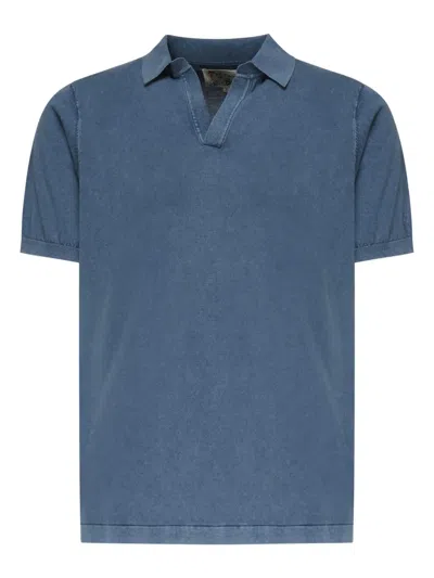 Mc2 Saint Barth Sloan Short-sleeve Polo Shirt In Blue