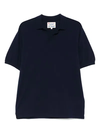 Mc2 Saint Barth Saint Barth T-shirts And Polos Blue