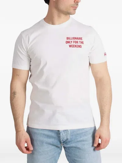 Mc2 Saint Barth Slogan-print T-shirt In White