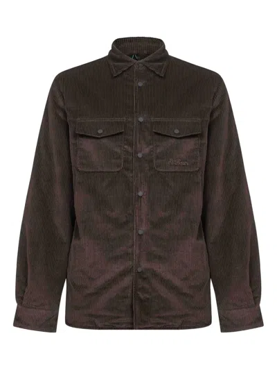 MC2 SAINT BARTH SNAP BUTTON CORDUROY JACKET