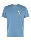 Mc2 Saint Barth Snoopy Mornings T-shirt In Blau