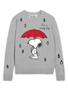 Mc2 Saint Barth Snoopy-motif Sweater In Gray
