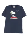 Mc2 Saint Barth Snoopy-print T-shirt In Blue