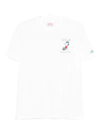 Mc2 Saint Barth Snoopy-print T-shirt In White