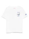 Mc2 Saint Barth Snoopy Soccer Player T-shirt In White