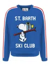 Mc2 Saint Barth Snoopy Sweatshirt In Blue