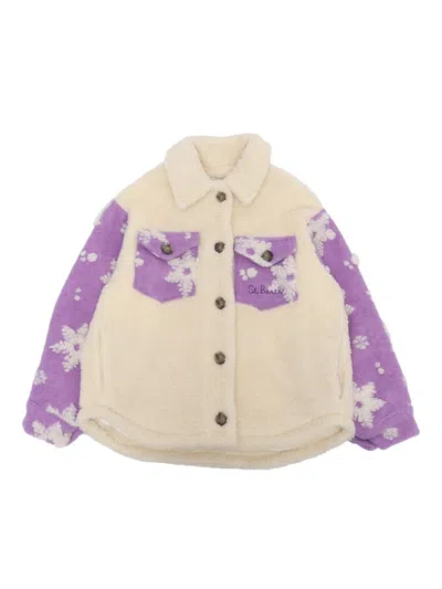 Mc2 Saint Barth Snowflakes Over Shirt In Beige