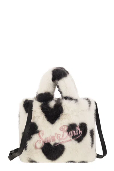 Mc2 Saint Barth Logo Embroidered Mini Vanity Tote Bag In Multi