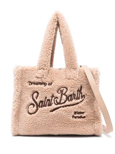 Mc2 Saint Barth Soft Shoulder Bag In Neutrals