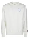 Mc2 Saint Barth Soho Cotton Sweatshirt In White