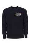 Mc2 Saint Barth Sole, Whisky And You Are In Pole Position Wool And Cashmere Blend Jumper In Blue