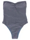 Mc2 Saint Barth Soleil One-piece Swimsuit In Gray