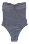 Mc2 Saint Barth Soleil One-piece Swimsuit In Blue