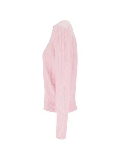 Mc2 Saint Barth Sorbonne Cable-knit Sweater In Multi