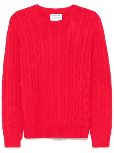 Mc2 Saint Barth Sorbonne Sweater In Red
