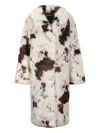 Mc2 Saint Barth Spotted Coat In Neutral