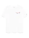 Mc2 Saint Barth Spritz Please Cotton T-shirt In White