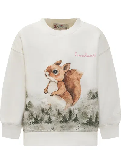 Mc2 Saint Barth Squirrel Coccolami 10 Emb Sweatshirt