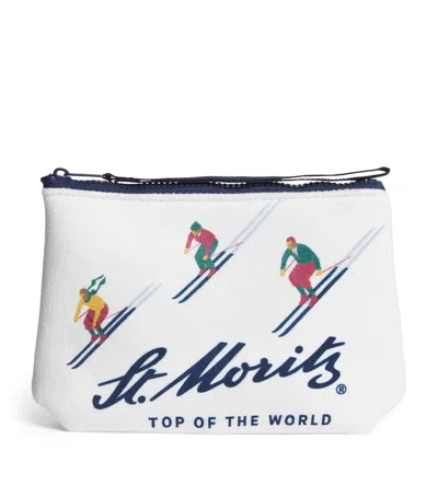 Mc2 Saint Barth Kids' St Moritz Wash Bag In White