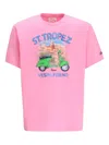 Mc2 Saint Barth St. Tropez Printed T-shirt In Pink