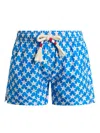 Mc2 Saint Barth Starfish-print Swim Shorts In Blue