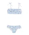 Mc2 Saint Barth Strapless Two-piece Swimsuit In White