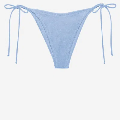 Mc2 Saint Barth Stretch Polyamide Bikini Brief In Blue