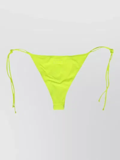 Mc2 Saint Barth String Bikini Bottom Brazilian Tie Side In Green