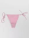Mc2 Saint Barth Striped Bikini Bottom Side Ties Design In Multi