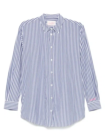 Mc2 Saint Barth Striped Cotton Shirt