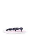 Mc2 Saint Barth Striped Flip Flops In Multi