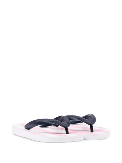 Mc2 Saint Barth Kids' Striped Flip Flops In Multi
