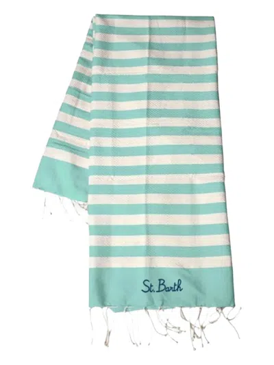 Mc2 Saint Barth Striped Fringed Towel
