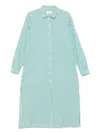 Mc2 Saint Barth Striped Shirt Dress In Multi