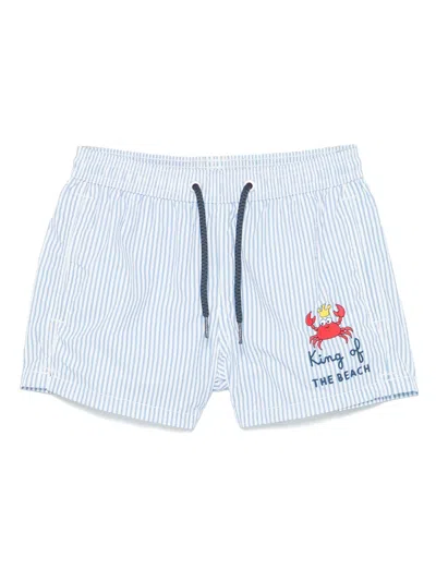 Mc2 Saint Barth Kids' Striped Swim Shorts