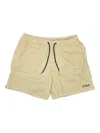 Mc2 Saint Barth Striped Swim Shorts In Neutral