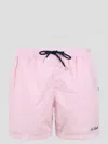 Mc2 Saint Barth Swim Shorts In Pink & Purple