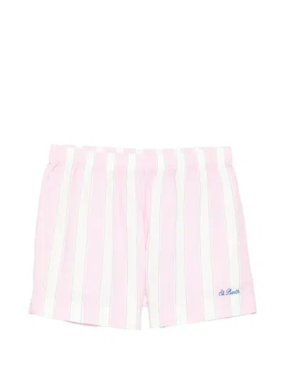 Mc2 Saint Barth Striped-pattern Shorts In Multi