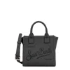 Mc2 Saint Barth Structured Handbag With Rectangular Shape And Embossed Detailing In Gray