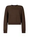 Mc2 Saint Barth Stud-embellished Sweatshirt In Brown