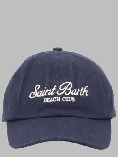Mc2 Saint Barth Stylish Cotton Hat For Men Edition In Blue