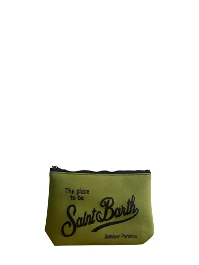 Mc2 Saint Barth Stylish Mini Bag For Men In Green