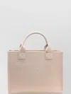 Mc2 Saint Barth Stylish Tote Bag Detachable Strap In Neutral