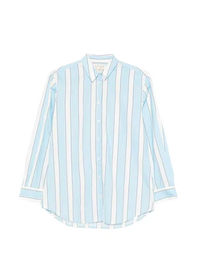 Mc2 Saint Barth Stylish Women's Multi-pattern Shirt In Blue