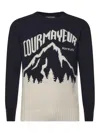 Mc2 Saint Barth Logo-graphic Sweater In Blue