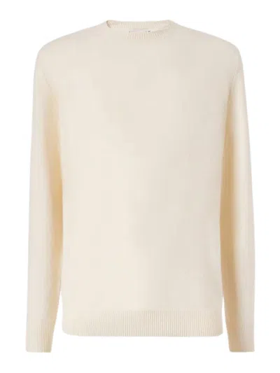 Mc2 Saint Barth Maglione Regent In Lambswool Bianco In Neutral