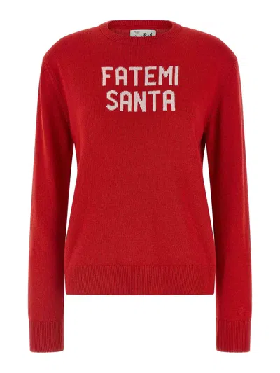 Mc2 Saint Barth New Queen Jacquard Knitwear In Multi